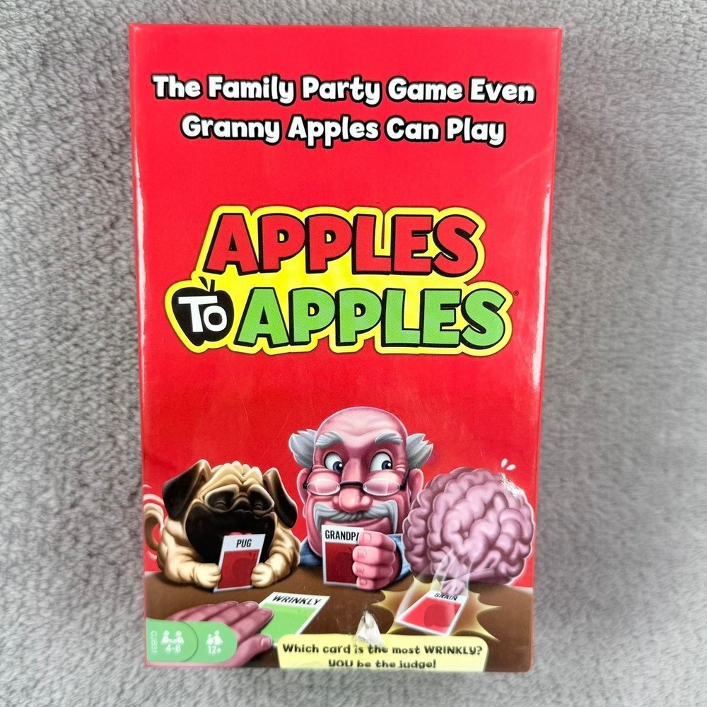 Mattel Apples to Apples Card Game Red Box Edition 504 Cards Family Party Fun